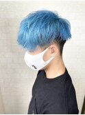 耳上マッシュ×ウルトラマリン