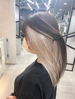 ジーナ 船橋(Zina) 髪質改善*ロングレイヤーグレーベージュ*美髪【Zina船橋】