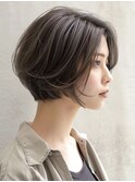 ☆オリーブグレーココアベージュ小顔クラゲヘアー/黒髪/髪質改善
