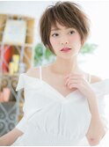 千早/髪質改善/マロンベージュ♪ラフなボブウルフマッシュc
