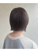 【CASA.mio】プラチナベージュミニボブ