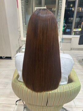 ビス ヘア アンド ビューティー 西新井店(Vis Hair&Beauty) 大人可愛い小顔こなれカールチョコレートカラーブリーチなし