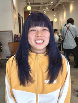 ラック 津田沼(LUCK) ラベンダーとレイヤー/ダブルカラーインナーカラーケアブリーチ