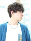 ソフトツイストスパイラルパーマ無造作マッシュ