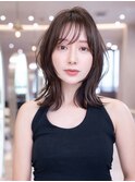 20代30代ミディアム韓国風レイヤーカット髪質改善ストレート
