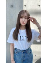 ロム(Rom.) ハイライト/ミルクティーベージュ/マンツーマン/髪質改善