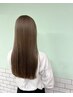 カット+髪質改善ストレート【2階真辺限定】 ￥17600