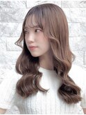 ムルギョル巻き・質感くびれロング・韓国風巻き・垢ぬけヘア