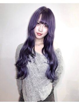 ヌル 表参道本店(Null) パープルカラー/ケアブリーチカラー/デザインカラー/姫ウルフ