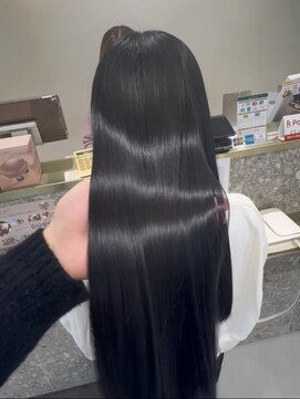 アース 小禄店(EARTH) プレミアムストレート/黒髪ロング/髪質改善/前髪カット
