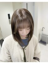 ナビバイケンジ(NaVI by KENJE) 【NaVI/渡辺】ブリーチなしWカラー/オリーブベージュ