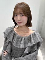 シーン(scene)&nbsp;【Misaki】オリーブベージュ×ボブ