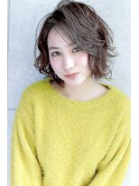 ラフィス ヘアー ラヴィ 寝屋川店(La fith hair lavie) 【La fith】 無造作カールショートボブスタイル