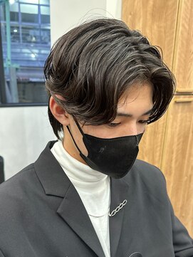 エルマーク 松山(L-MARK) センターパート/ニュアンスパーマ/ダウンパーマ/men's