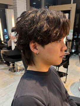 ダブル(W) メンズ/ウルフパーマ