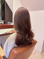 マーリャヘアー(mallia hair)&nbsp;レイヤースタイルレイヤーカットロングレイヤー小顔スタイル