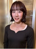 ワインレッドボブ