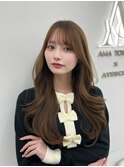 韓国スタイル/ナチュラルくびれへア_くびれ巻き_レイヤーカット