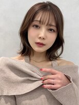 アッシュ 新杉田店(Ash)&nbsp;新杉田レイヤーカット韓国ダブルカラー顔周り前髪カットボブ