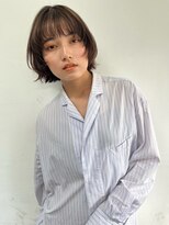 トリッカ シブヤ(TRICCA SHIBUYA)&nbsp;ナチュラルショート/シアーカラー/抜け感ボブ