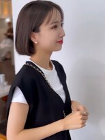 ケアウメダ(CARE UMEDA) 【CARE UMEDA】耳掛けが可愛いボブ