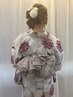 ※電話予約のみ！おまかせ浴衣着付け&ヘアアレンジ