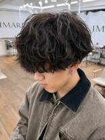 ユイマァルスロウ 岡山(YUIMARLSLOW)&nbsp;岡山メンズサロン20代30代波巻きツイストスパイラルパーマ
