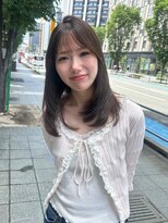アンドカオマワリカットファム(Fann.)&nbsp;レイヤーカット ミディアム 顔まわり ワンカール 髪質改善 艶髪