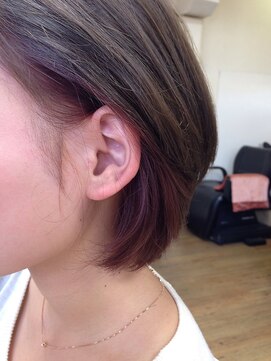 フェリシータ 総持寺店(felicita) 大人かわいいサラ艶ボブon抜け感インナーカラー