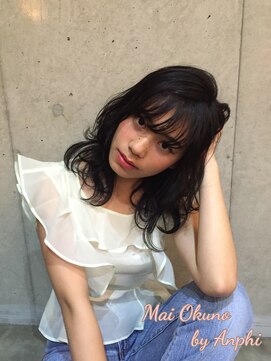 ヘアーラウンジ アンフィ 井土ヶ谷(Hair Lounge Anphi) 【Anphi】くせ毛風ニュアンスパーマ