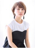  大人ムードの【時短ショートボブ】