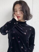 ルティア 池袋(Lutia) ゆるふわボブ×グレージュ