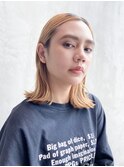 タイトスタイル_クールショートピンクベージュボブルフ_37783