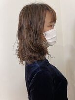 リアン(Lian) 【パーマ】切りっぱなしボブのゆるふわスタイル