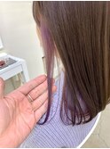 【FOLK】サロンスタイル・インナーカラー♪パープル