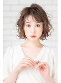 大人かわいいふんわりパーマ