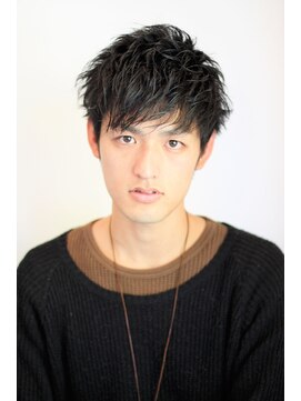 ノイセル 西本町(Noisyle) サイドパートショートテクノ クラウドマッシュ無造作ショート