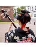 金沢着物愛部さんの撮影。日本髪風ヘアセット