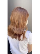 ヘアスタジオ マテリアル 中央駅店(hair studio Material)&nbsp;プルエクステでセミロングスタイル