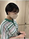 中川陽南子【大人かわいい美髪コンパクトショート】ネイビージュ
