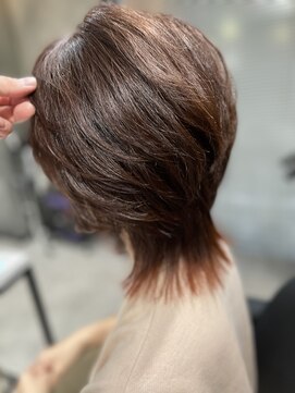 クラッチバイシオンアグリゲイト(CLUTCH by Zi-on aggregate) 地毛風カラー×レイヤーカット/グレージュアッシュ/アースカラー