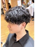 ナチュラル波巻きパーマ
