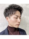 【Lond ambre】萱原大幹/メンズ/ショート/束感/波巻きN