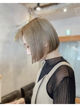 シルエット(silhouette) ボブ／ミルクティーベージュ／ショート