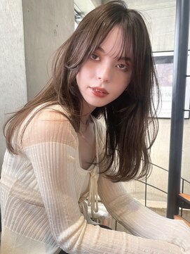 サイン 渋谷(SIGN) レイヤーカットイヤリングカラーインナーカラーケアブリーチ