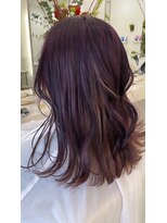 アオ 甲府本店(AO)&nbsp;AO hair  パープル×デザインカラー