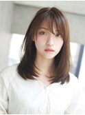 セミロングレイヤースタイル　リノ吉祥寺