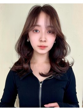 アリスバイアフロート 自由が丘(ALICe by AFLOAT) くびれミディアム/顔周りレイヤー/グレージュ/自由が丘