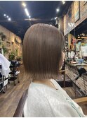 切りっぱなしボブ
