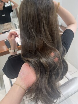 バサ 江古田店(BASSA) 【Akino】垢抜け透明感カラー♪オリーブベージュ